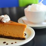 Pumpkin Cheesecake and Latte